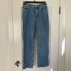 Topshop Boutique Straight Leg Jeans